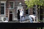 Amsterdam 22 mei 2019
Hans v d Togt is zijn woonark / woonboot compleet aan het verbouwen.