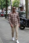 Amsterdam 4 juni 2019
Jalal Oba met zijn dochter op de cornelis schuytstraat