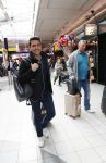 Schiphol  19 mei 2019
Vele fans wachten Duncan Laurence op nadat hij op schiphol is geland . De avond ervoor heeft hij het songfestival gewonnen in israel. Jan Smit met ome Cor