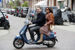 Amsterdam 17 mei 2019
Jelle Feenstra met zijn moeder op vespa scooter.