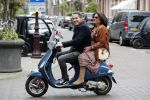 Amsterdam 17 mei 2019
Jelle Feenstra met zijn moeder op vespa scooter.