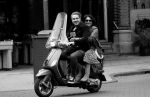 Amsterdam 17 mei 2019
Jelle Feenstra met zijn moeder op vespa scooter.