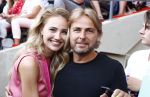 Rotterdam 1 juni 2019
Marco Borsato in de kuip. Wat een geweldige show gaf Marco. John  Ewbank met zijn vriendin Kelly Weekers