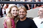 Rotterdam 1 juni 2019
Marco Borsato in de kuip. Wat een geweldige show gaf Marco. John  Ewbank met zijn vriendin Kelly Weekers