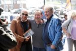 Volendam 22 mei 2019
Boekpresentatie Keje Molenaar bij dine en wine op de dijk in Volendam. Jan Smit presenteert het.
 John v d Heuvel (met beveiliging) en Maarten Spanjer