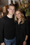 Volendam 22 mei 2019
Boekpresentatie Keje Molenaar bij dine en wine op de dijk in Volendam. Jan Smit presenteert het.
Matthijs de Ligt is er met zijn vriendin Annekee Molenaar