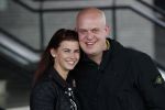 Zwolle 26 mei 2019
Raymond v Barneveld VS Michael v Gerwen op the dutch masters.
Michael zijn vrouw Daphne v Gerwen en Raymond zijn nieuwe vriendin Julia zijn ook aanwezig alsmede de manager van raymond , Jerry v Vianen