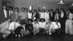 Eindhoven, 12 April 1988 diner t.g.v. het kampioenschap bij Rest. De Tongelreep van Jos v Sambeekmet de voltallige selektie van PSV met o.a.:Addick Koot Guus Hiddink Hallvar Thoresen Berry v Aerle Willy v d Kerkhof Jos v Sambeek Soren Lerby Ronald Koeman Frank Arnesen Eric Gerets Ivan Nielsen Anton Janssen Hans v Breukelen Hans Dorjee Eric Viscaal Hans Gilhaus Jan Heintze Gerald Vanenburg Patrick Lodewijks en Wim Kieft.V.n.r. en van boven naar onder