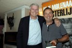 Volendam 22 mei 2019
Boekpresentatie Keje Molenaar bij dine en wine op de dijk in Volendam. Jan Smit presenteert het.
Matthijs de Ligt is er met zijn vriendin Annekee Molenaar Pier Tol
