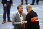 Den Haag 9 mei 2019
Prince Harry aanwezig bij  de presentatie van de Invictus Games The Hague 2020. Over precies een jaar wordt het sportevenement voor fysiek en mentaal gewonde militairen in het Haagse Zuiderpark gehouden. Prins Harry en ook Prinses Margriet zijn aanwezig.