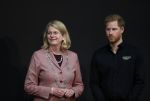 Den Haag 9 mei 2019
Prince Harry aanwezig bij  de presentatie van de Invictus Games The Hague 2020. Over precies een jaar wordt het sportevenement voor fysiek en mentaal gewonde militairen in het Haagse Zuiderpark gehouden. Prins Harry en ook Prinses Margriet zijn aanwezig. Pauline Krikke