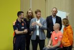 Den Haag 9 mei 2019
Prince Harry aanwezig bij  de presentatie van de Invictus Games The Hague 2020. Over precies een jaar wordt het sportevenement voor fysiek en mentaal gewonde militairen in het Haagse Zuiderpark gehouden. Prins Harry en ook Prinses Margriet zijn aanwezig. Voorzitter Luitenant Generaal b.d. Mart de Kruif ontving Prince Harry
