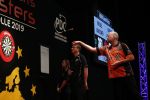 Zwolle 26 mei 2019
Raymond v Barneveld VS Michael v Gerwen op the dutch masters.
Michael zijn vrouw Daphne v Gerwen en Raymond zijn nieuwe vriendin Julia zijn ook aanwezig alsmede de manager van raymond , Jerry v Vianen