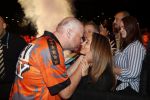 Zwolle 26 mei 2019
Raymond v Barneveld VS Michael v Gerwen op the dutch masters.
Michael zijn vrouw Daphne v Gerwen en Raymond zijn nieuwe vriendin Julia Evans  zijn ook aanwezig alsmede de manager van raymond , Jerry v Vianen