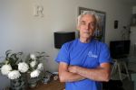 Sluis 6 juni 2019
Robert Weijers de ex partner van Rob Verlinden in zijn huisje in Sluis en met zijn hond en camper.