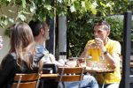 Amsterdam 27 mei 2019
Rolf Snoeren met zijn partner op terras.