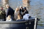 Amsterdam 9 mei 2019
Surpisefeestje voor Ruud de Wild georganiseerd door zijn ex vrouw Aafke.
Olcay Gulsen is eer natuurlijk bij. ze gingen varen met boot op grachten Amsterdam.