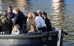 Amsterdam 9 mei 2019
Surpisefeestje voor Ruud de Wild georganiseerd door zijn ex vrouw Aafke.
Olcay Gulsen is eer natuurlijk bij. ze gingen varen met boot op grachten Amsterdam.