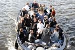 Amsterdam 9 mei 2019
Surpisefeestje voor Ruud de Wild georganiseerd door zijn ex vrouw Aafke.
Olcay Gulsen is eer natuurlijk bij. ze gingen varen met boot op grachten Amsterdam.