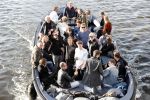 Amsterdam 9 mei 2019
Surpisefeestje voor Ruud de Wild georganiseerd door zijn ex vrouw Aafke.
Olcay Gulsen is eer natuurlijk bij. ze gingen varen met boot op grachten Amsterdam.
