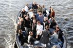 Amsterdam 9 mei 2019
Surpisefeestje voor Ruud de Wild georganiseerd door zijn ex vrouw Aafke.
Olcay Gulsen is eer natuurlijk bij. ze gingen varen met boot op grachten Amsterdam.