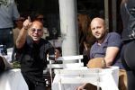 Amsterdam 23 mei 2019
Steve te Pas en John Karthaus  op terras.