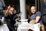 Amsterdam 23 mei 2019
Steve te Pas en John Karthaus  op terras.