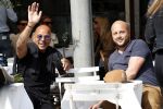Amsterdam 23 mei 2019
Steve te Pas en John Karthaus  op terras.
