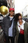 Amsterdam 9 mei 2019
Opening expositie Selwyn Senatori.B Veronica v Hoogdalem met vriend Nigel Williams ( Rapper Digitzz)