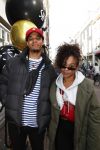 Amsterdam 9 mei 2019
Opening expositie Selwyn Senatori.B Veronica v Hoogdalem met vriend Nigel Williams ( Rapper Digitzz)