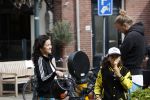 Amsterdam 18 mei 2020
Birgit Schuurman met zoontje op de motor. Ze gaan samen met haar vriend een ijsje eten