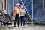 Amsterdam 8 juni 2020
Boudewijn Poelman met zijn  vrouw In Amsterdam zuid.