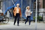 Amsterdam 8 juni 2020
Boudewijn Poelman met zijn  vrouw In Amsterdam zuid.
