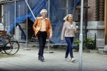 Amsterdam 8 juni 2020
Boudewijn Poelman met zijn  vrouw In Amsterdam zuid.