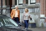 Amsterdam 8 juni 2020
Boudewijn Poelman met zijn  vrouw In Amsterdam zuid.