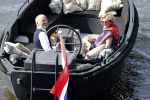 25 Mei 2020 Caroline Tensen met haar man in de sloep