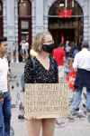 Amsterdam 1 juni 2020
Demonstratie op de dam tegen politiegeweld tegen donkere mensen naar aanleiding van de dood van George Floyd door poltieman in USA
