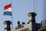 Amsterdam 4 mei 2020
Dodenherdenking op de dam zonder publiek vanwege Corona . 
Security
