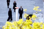 Amsterdam 4 mei 2020
Dodenherdenking op de dam zonder publiek vanwege Corona . 
Koning Willem Alexander Koningin Maxima