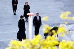 Amsterdam 4 mei 2020
Dodenherdenking op de dam zonder publiek vanwege Corona . 
Koning Willem Alexander Koningin Maxima