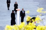 Amsterdam 4 mei 2020
Dodenherdenking op de dam zonder publiek vanwege Corona . 
Koning Willem Alexander Koningin Maxima