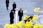 Amsterdam 4 mei 2020
Dodenherdenking op de dam zonder publiek vanwege Corona . 
Koning Willem Alexander Koningin Maxima