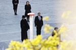 Amsterdam 4 mei 2020
Dodenherdenking op de dam zonder publiek vanwege Corona . 
Koning Willem Alexander Koningin Maxima
