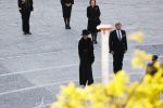 Amsterdam 4 mei 2020
Dodenherdenking op de dam zonder publiek vanwege Corona . 
Koning Willem Alexander Koningin Maxima