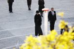 Amsterdam 4 mei 2020
Dodenherdenking op de dam zonder publiek vanwege Corona . 
Koning Willem Alexander Koningin Maxima
