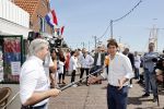 Volendam 1 juni 2020
Forum van Democratie met Thierry Baudet Theo Hiddema en Wybren van Haga zijn in Volendam tijdens de opening van de terassen. Dries Roelvink voor RTL Boulevard