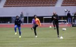 Amsterdam 14 mei 2020
Memphis Depay Edgar David Orlando Engelaar en Ronald Koeman jr trainen in het olympisch stadion.