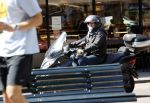 Amsterdam 19 mei 2020
Ferry de Kok op zijn driewieler motor MP3
