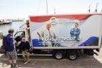 Volendam 1 juni 2020
Forum van Democratie met Thierry Baudet Theo Hiddema en Wybren van Haga zijn in Volendam tijdens de opening van de terassen.