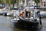 Harlingen 28 mei 2020
Frits Wester en een vriend (Jaap) varen de haven van Harlingen uit met de zeilboot van Frits